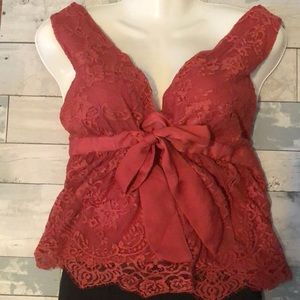 Free People Frenchie Kiss Womens Top
